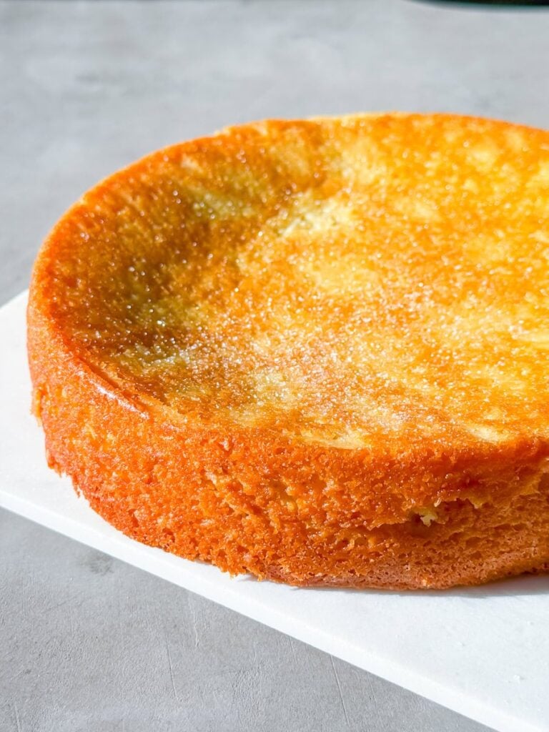 Lemon olive oil cake.