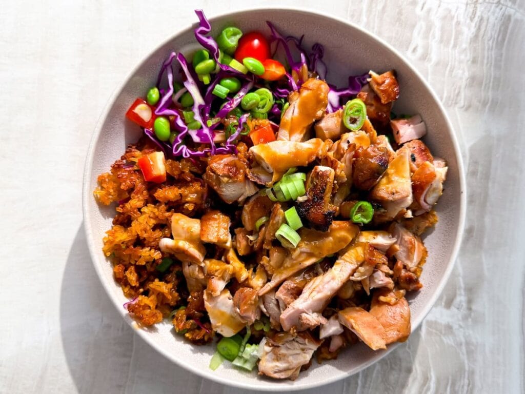 Asian Chicken Bowls.