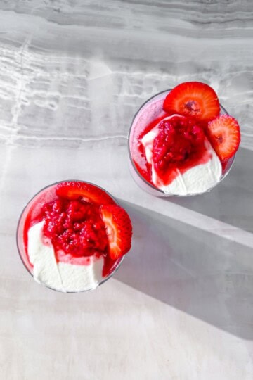 High protein chia pudding.