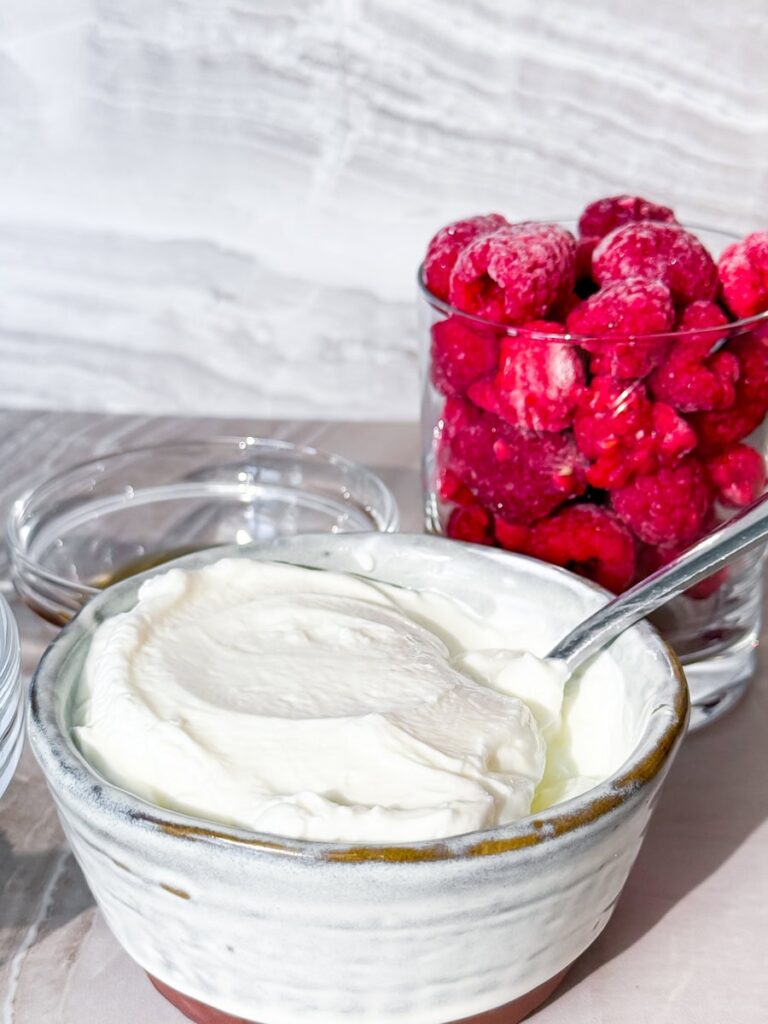 Chia pudding.