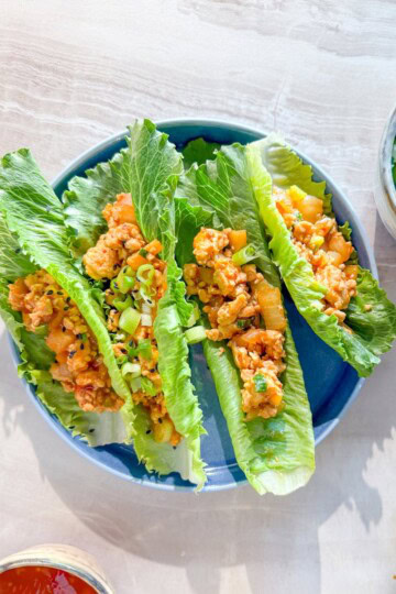 Copycat chicken lettuce wraps.