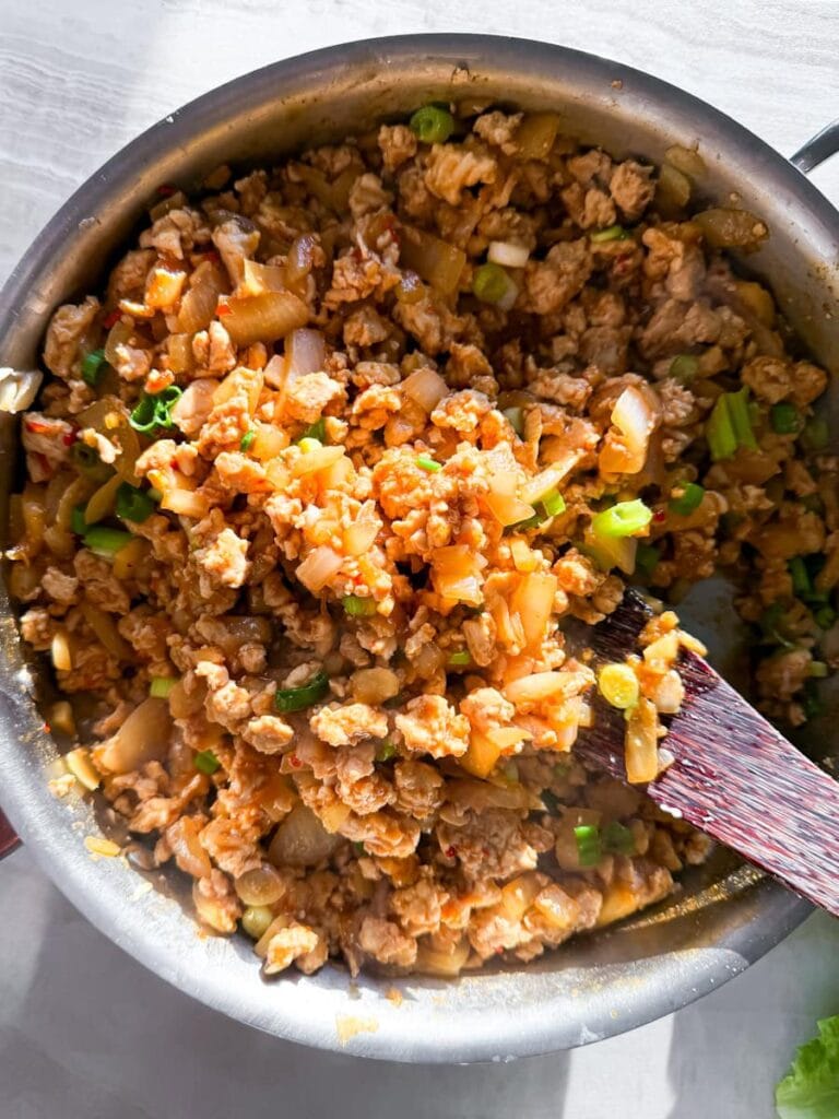 Cooked chicken.