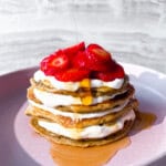 Finished cottage cheese pancakes.