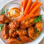 Gluten free chicken wings.