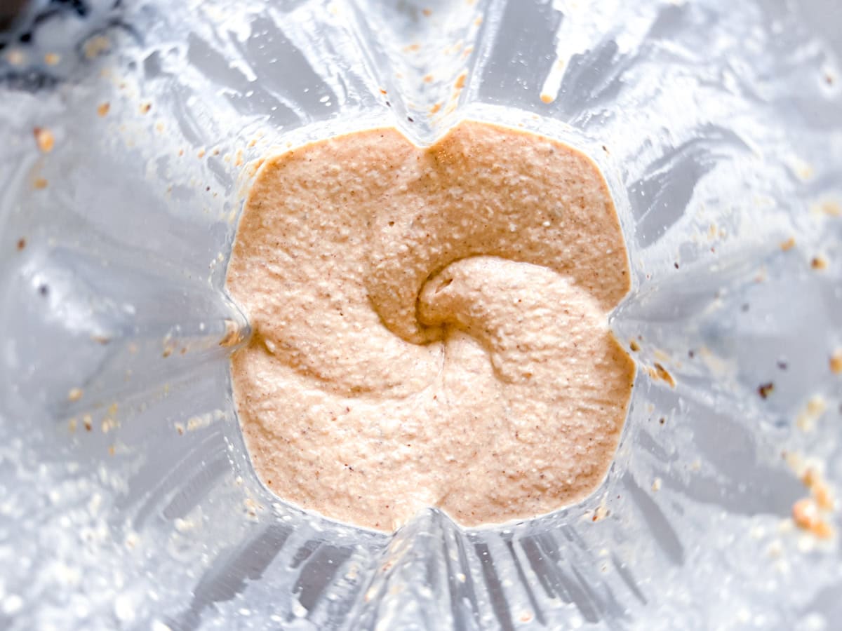 Fully blended smoothie.