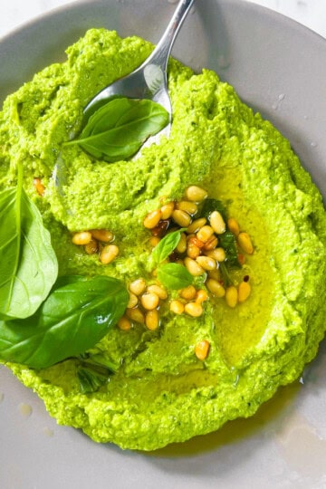 Finished ramp pesto.